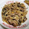 ショコラスペシャル's cooksnap of when they made 牛肉スタミナ炒めご飯(丼)～おかずにも～.