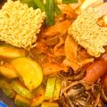 すか☆'s cooksnap of when they made インスタントラーメンで簡単♪プデチゲ風鍋.