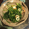 キャビィーママ's cooksnap of when they made 簡単！ほうれん草と竹輪のごま和え.