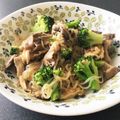 YUKIKI☆'s cooksnap of when they made 簡単 舞茸とブロッコリーのしらたきパスタ.