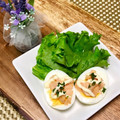 にきけん's cooksnap of when they made 簡単☆ゆで卵の鮭マヨのっけ.