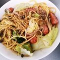 ぽんこつ子♡'s cooksnap of when they made 簡単♪きゃべつとウィンナーのスパゲッティ.