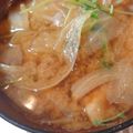 えびえり's cooksnap of when they made キャベツと豆苗のお味噌汁.