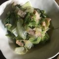 キ＊ラ's cooksnap of when they made 大量消費★レタスのペペロンチーノ風炒め.