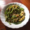 かよばぁ's cooksnap of when they made ピーマン嫌い克服♪ ピーマンと玉子炒め.