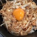 ☆nina's cooksnap of when they made 簡単ランチ！もやしの甘辛丼.