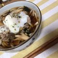 ゆんくっく's cooksnap of when they made やみつき甘辛豚きつねうどん.