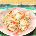 赤い電話's cooksnap of when they made 油控えても美味☆キャベツとリンゴのサラダ.