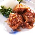 ♡こもれび♡'s cooksnap of when they made 甘辛おかず、豚こまボールの生姜てりやき。.