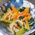 Mako30's cooksnap of when they made 給食☆小松菜としらすのナムル.