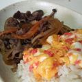 CoffeeCoco's cooksnap of when they made ♡すき焼き風♡オムライス♡.