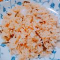 emily1022's cooksnap of when they made トマトをポン！で簡単炊き込みご飯.