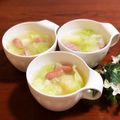 キョーマキ's cooksnap of when they made 野菜とウィンナーの簡単☆中華スープ♪.