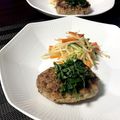 misatona's cooksnap of when they made 【肉汁】和風ハンバーグ【紫蘇大量】.