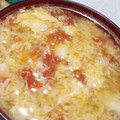 ふじもんもん☆'s cooksnap of when they made トマトと卵の簡単スープ 夜食にも！.