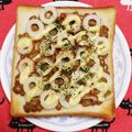 こげ岡's cooksnap of when they made 朝食に！納豆ちくわマヨチーズトースト♪.