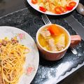 小鳥遊 姫花。's cooksnap of when they made 鶏もも肉とコロコロ野菜で☆コンソメスープ.