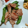 928るびすけ☆☆'s cooksnap of when they made 簡単！あっさり豚バラとししとうの塩炒め.