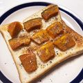 はるふり's cooksnap of when they made ❁南瓜の煮物トースト❁.