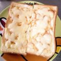 のりこったん's cooksnap of when they made 朝食に♪きなこチーズトースト.