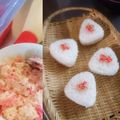 チコリママ's cooksnap of when they made 紅しょうが△シャケマヨ▼おにぎり△.