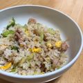 さっくん's cooksnap of when they made 簡単！明太子チャーハン.
