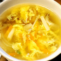 シシュポス's cooksnap of when they made 簡単♡水菜ときのこ 卵の味噌中華スープ！.