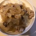 フクソノ's cooksnap of when they made ♬めんつゆで簡単ひき肉豚丼♬.