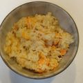 はなもも屋's cooksnap of when they made ふっくら～♬ネギと鮭の炊き込みご飯.