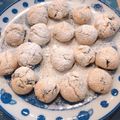 なーみなみ's cooksnap of when they made ラムレーズンのスノーボールクッキー.