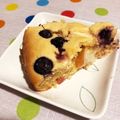 毎日おかあちゃん's cooksnap of when they made 林檎＆ブルーベリー＊トレーケーキ♡.