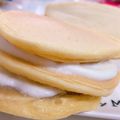 しじみじみじみ's cooksnap of when they made しっとりパンケーキサンドあんこ生クリーム.