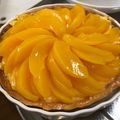 じろー名古屋's cooksnap of when they made 桃とヨーグルトカスタードのタルト.