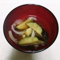 三つ葉つくし's cooksnap of when they made 茄子と玉葱の味噌汁.