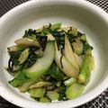 clover♡3's cooksnap of when they made セロリの塩昆布炒め.