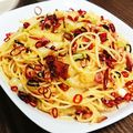 ももぴゃす's cooksnap of when they made 白菜とベーコンの時短簡単美味スパゲティー.