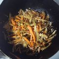 あゆみ0118's cooksnap of when they made ご飯がすすむ常備菜☆金平ごぼう.