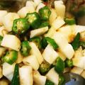 ガリ☆トトロ's cooksnap of when they made ネバネバサクサク★オクラと長芋ポン酢かけ.