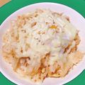 あゆりなこ's cooksnap of when they made レンジで３分！　驚きの速攻キムチ炒飯♫.