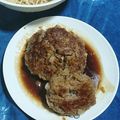 ❀のんたん❀'s cooksnap of when they made ＊卵なし！山芋でふんわり和風ハンバーグ＊.