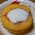 ﾋﾟﾛﾐ♡'s cooksnap of when they made 簡単！完熟桃のヨーグルトかけ.