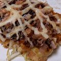 トーリ0928's cooksnap of when they made 山芋とじゃがいもでふんわり！お好み焼き☆.