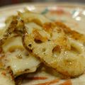 ☆mamingo☆'s cooksnap of when they made レンコンのチーズ焼き。.
