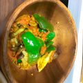 あきよとくまさん's cooksnap of when they made しめじとピーマン炒め カレーチーズ風味.