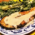 クックXU4OY7☆'s cooksnap of when they made ゴルゴンゾーラのサーモンステーキ.