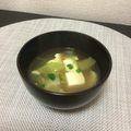 ☆こまっと☆'s cooksnap of when they made 貝割れ大根と豆腐のお味噌汁.