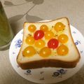 よちりん's cooksnap of when they made プチトマトのオープントースト.