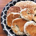 はらぺこ28's cooksnap of when they made 【離乳食後期】米粉黒ごまバナナパンケーキ.