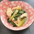 akaｰaka's cooksnap of when they made 小松菜と油揚げとツナの煮浸し.