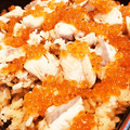 343Chang's cooksnap of when they made ふるさとの秋★鮭といくらのはらこめし.